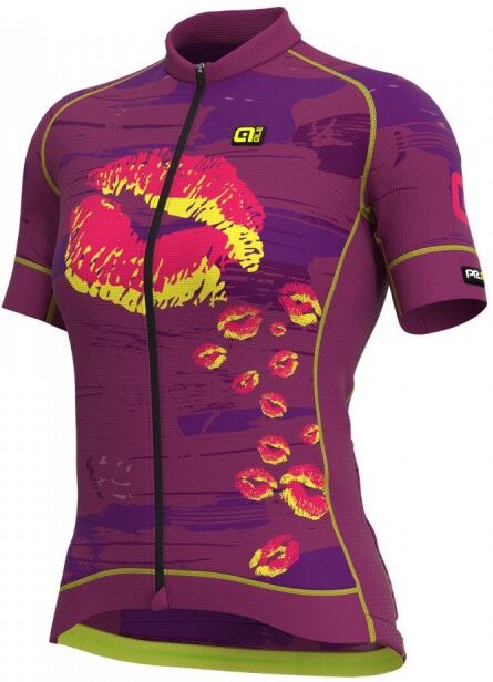 ALE' Maglia ciclismo donna  PRR ROMANTIC viola