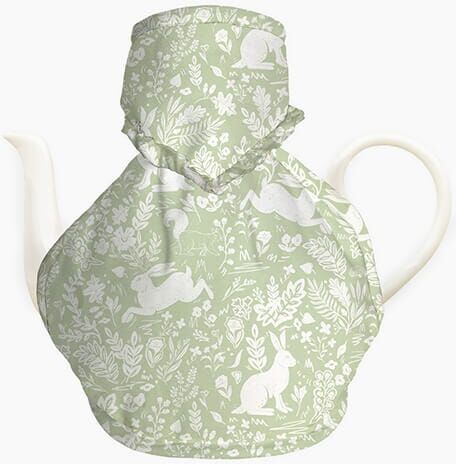 William Morris Forest Life Green Victorian Tea Cosy