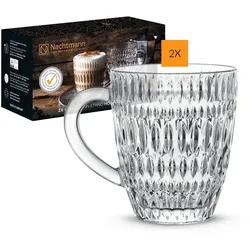 KAFFEEBECHER Ethno Barista transparent 392 ml 2er Set