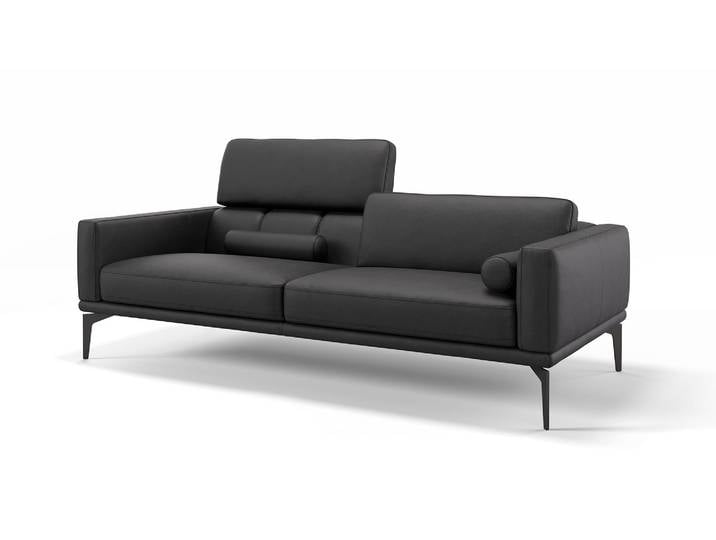 Designer Couch 3-Sitzer SALERNO Leder Sofa Ledercouch