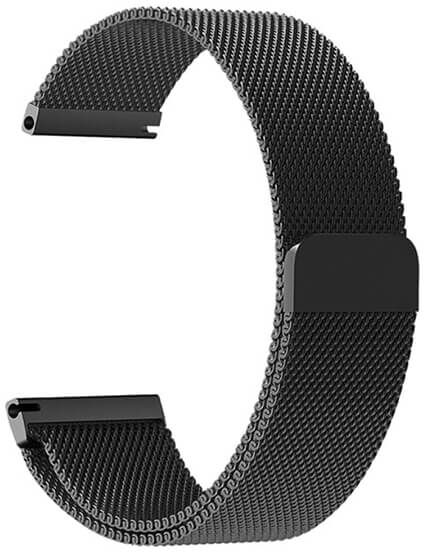 Älykelloranneke Mesh 18mm, Musta