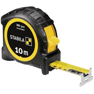 Stabila Maßband 19843, BM 300, 10m, mit Nagelöse