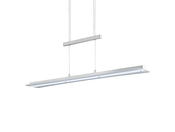 LED-Pendelleuchte Smash 100 x 150 x 12cm Silber Hauptmaterial: Kunststoff Sekundärmaterial: Eisen, gebürstet Nicht austauschbare LEDs