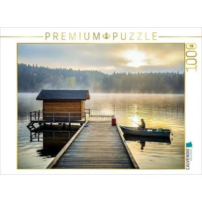 CALVENDO Puzzle Steg der stillen Stunden. | 1000 Teile Lege-Größe 64x48cm Foto-Puzzle für glückliche Stunden, von , Calvendo Puzzle
