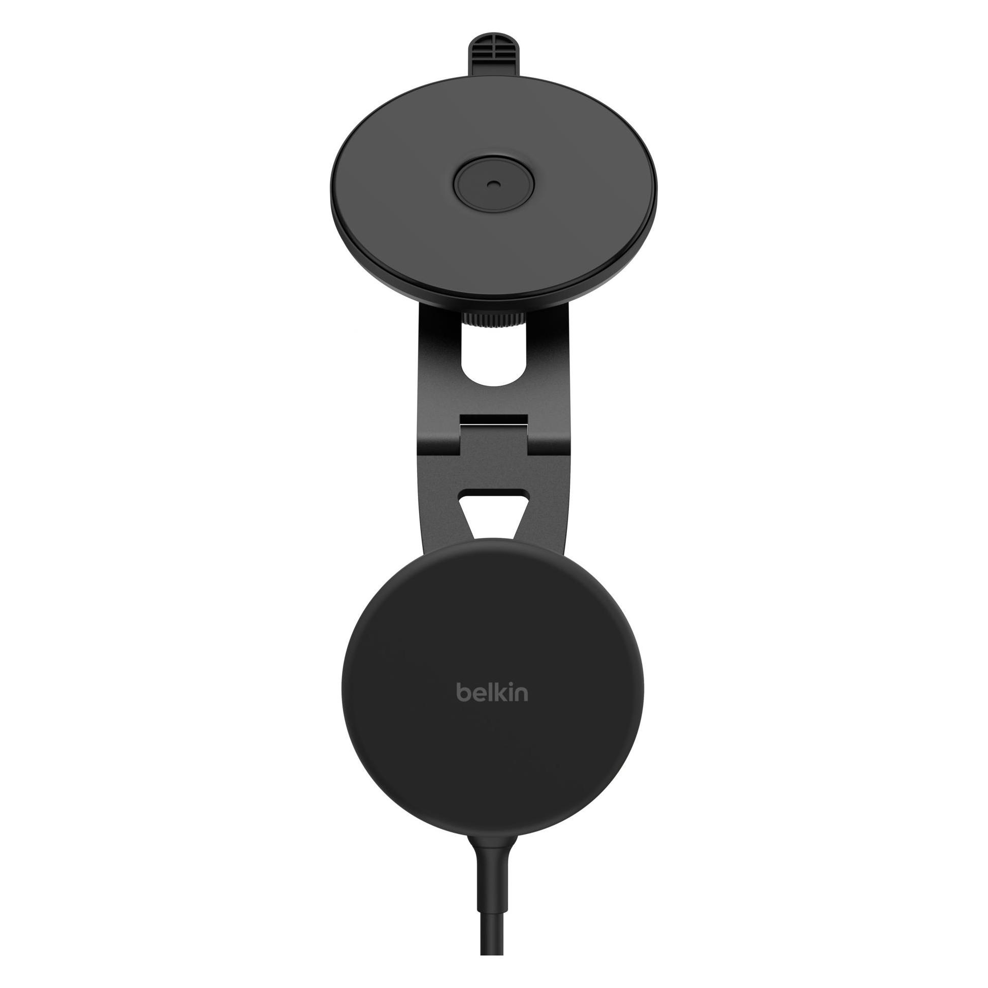 Belkin Magn.kabelloses Kfz-Lade- gerät Qi2 m.Halterung WIC013hqBK (WIC013HQBK)