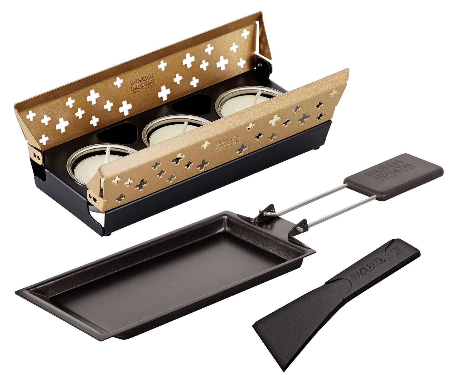Kuhn Rikon Raclette Set Mini Candle Light, goud