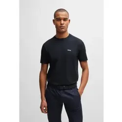 BOSS für Herren. 50506373 T-shirt Elastisch navy (XXL), Lässig, Baumwolle, Kurzarm, Marine