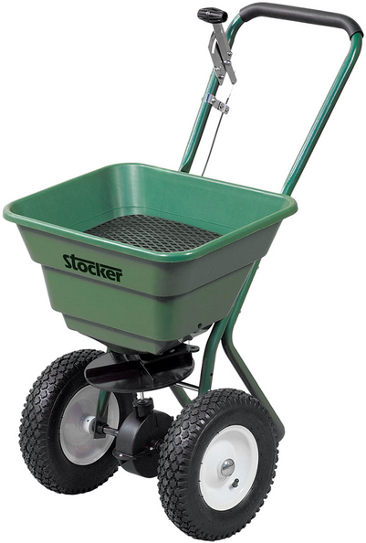 Stocker 3907 - Semoir à poussée manuelle - Épandeur d'engrais - Capacité 60 l
