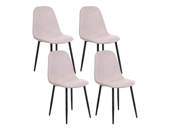 ESSZIMMERSTUHL 4er-Set Beige Crandall