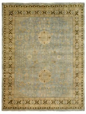 KALATY Traditional Hand-Knotted Wool Area Rug