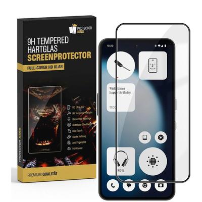 3x 9H Panzerglas für Nothing Phone 4a HD klar Full Screen Protector HD klar Tempered Hartglas Displayschutz Schutzglas