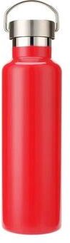 Uplift Essentials Stainless Steel Vacuum Insulated Sport Bottle red 600ml