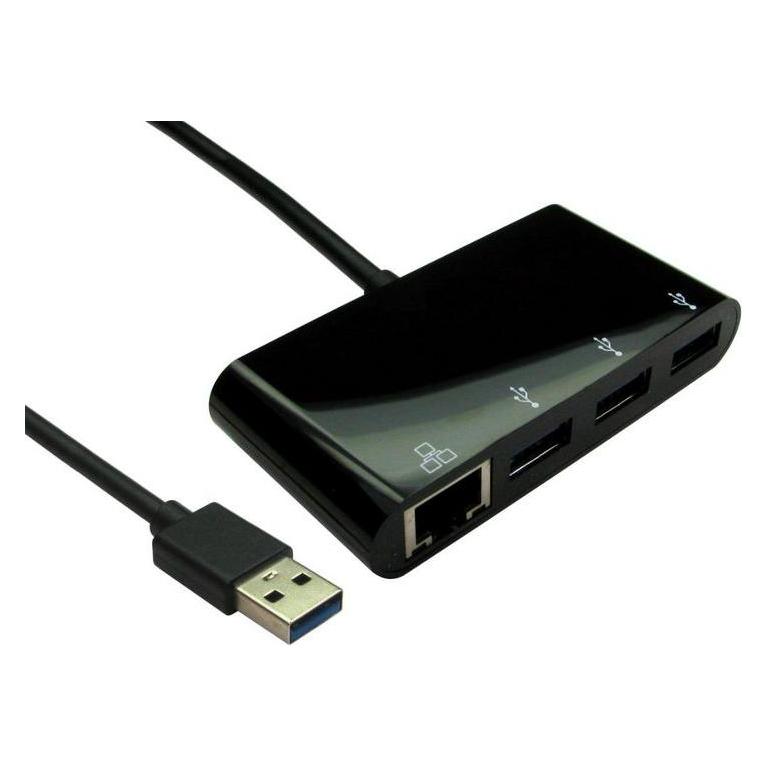 RS PRO USB-Netzwerkadapter Stecker A USB 3.0 B RJ45-Buchse Buchse (USB 3.0, RJ45 (1x)) (2369160)