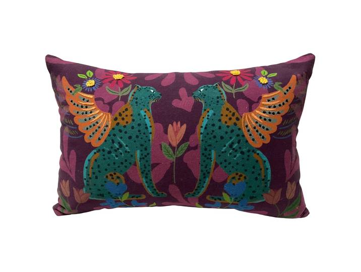 Zierkissen Peter multicolor Baumwolle B 30 T 50 cm - Material: Polyester