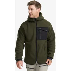 Sherpa Hoodie Herren Forest Night, Größe:M - Herren > Oberteile > Fleece & Midlayers - Grün