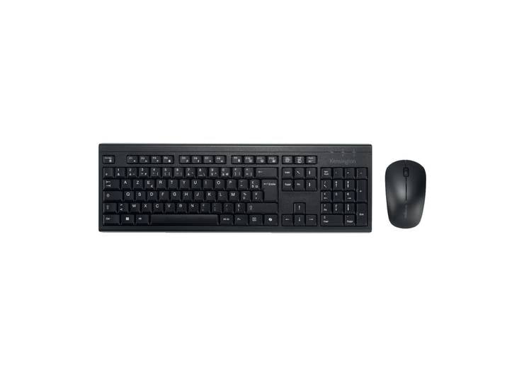 Kensington Ensemble Clavier-souris sans fil rechargeable KM270 EQ Kit - Bluetooth + Emetteur USB-A 2,4 GHz - Noir