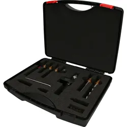 KS Tools Injektor-Spannschrauben-Ausbohr-Satz, 22-tlg - 405.0050