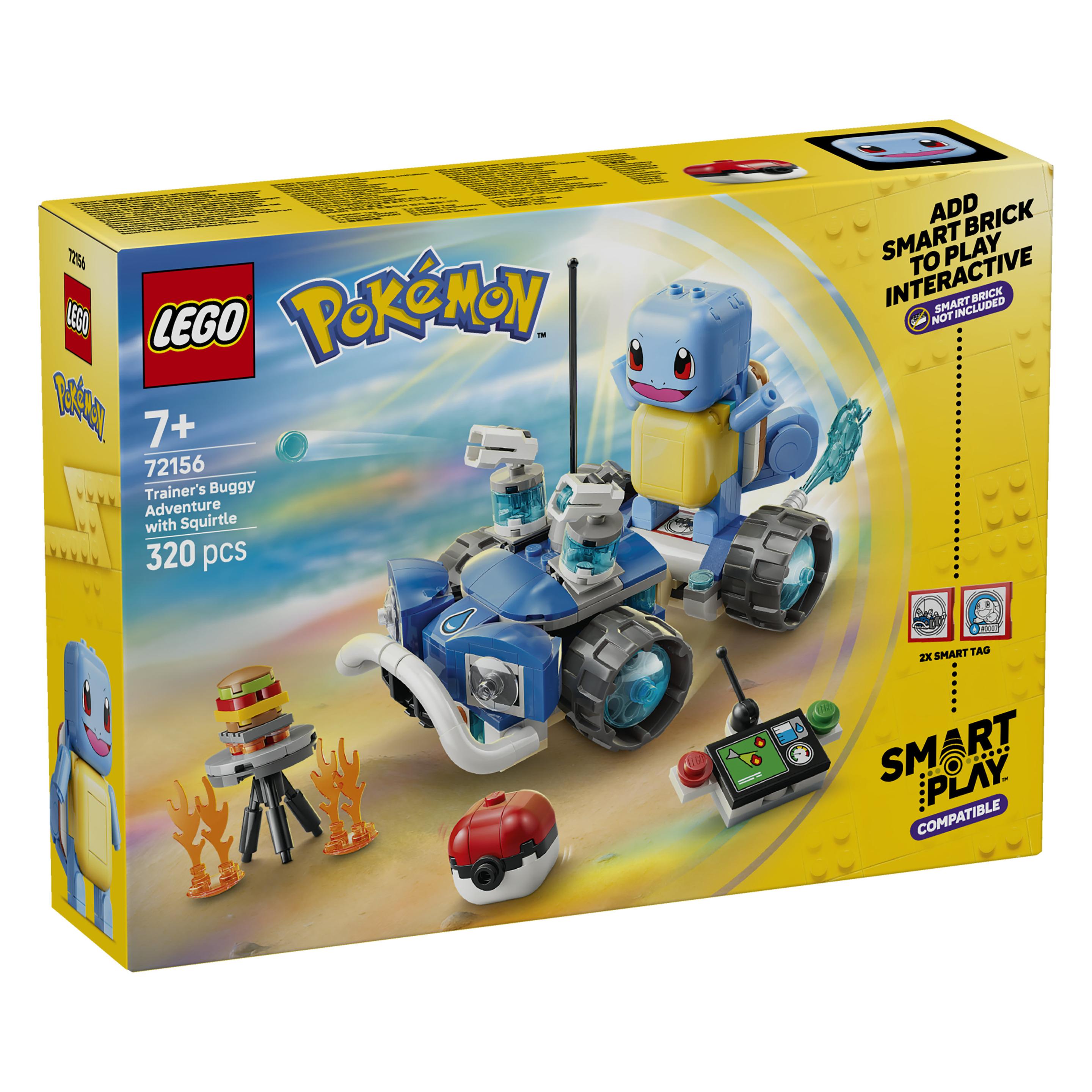 LEGO Pokémon 72156 SMART Play Trainer buggy adventure with Squirtle (LEGO Pokémon) (72156)
