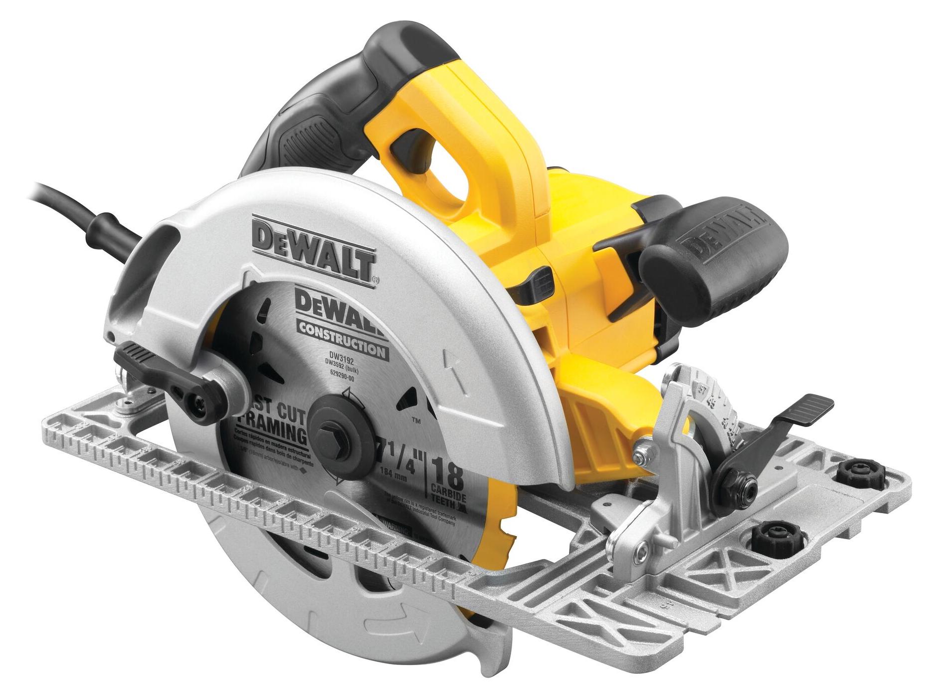 DeWalt Handkreissägenset mit Führungsschiene