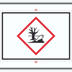 HB-Druck Aufkleber Gewässergefährdend Symbol Verunreinigung von Wasser A0 (841x1189mm)