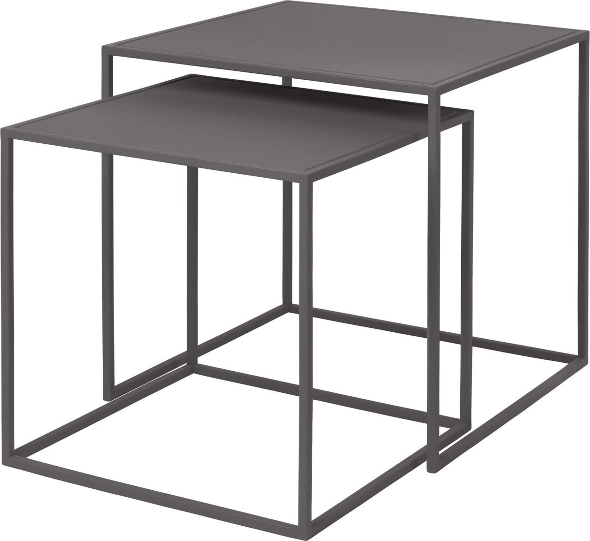 Blomus FERA Bijzettafels - Set van 2 - Steel Gray