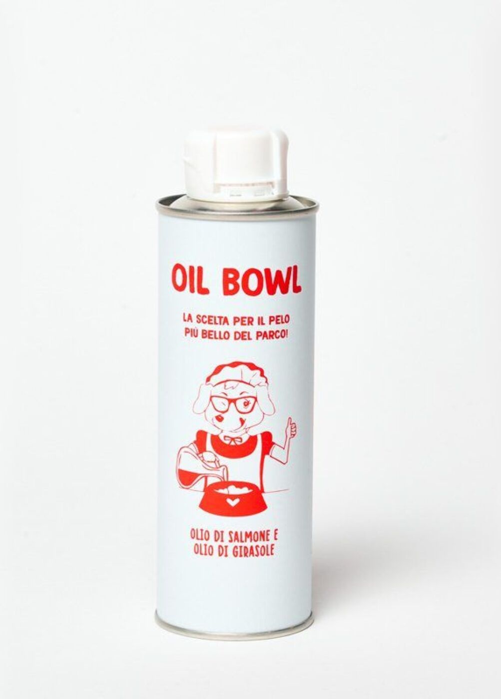 REAL BOWL 500 ml Olio di Salmone Girasole e Lino per Cani Oilbowl