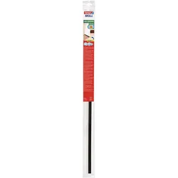 Tesa Moll Türdichtschiene Türdichtungsschiene weiß schwarz 100 x 4,3 cm 15 mm
