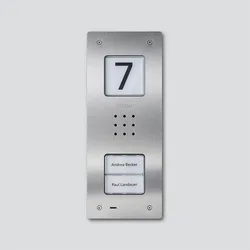 Siedle&Söhne Audio-Türstation Edelstahl gebürstet CAU 850-2-0 E