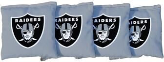 Skip's Garage Las Vegas Raiders NFL Grey Cornhole Bags