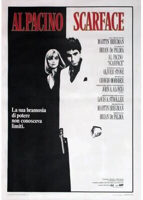 Inspire Essentials Scarface Al Pacino Canvas Wall Art Poster For Living Room Decor 7 15.75 X 23.62 Inches