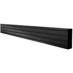 b-tech Horizontal Mounting Rail (Wand), Monitor Halterung, Schwarz