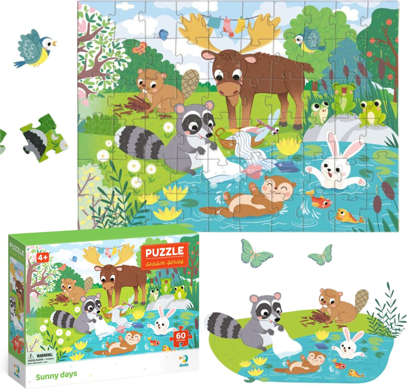 DoDo Zomerdag Puzzel met 60 stukjes voor kinderen