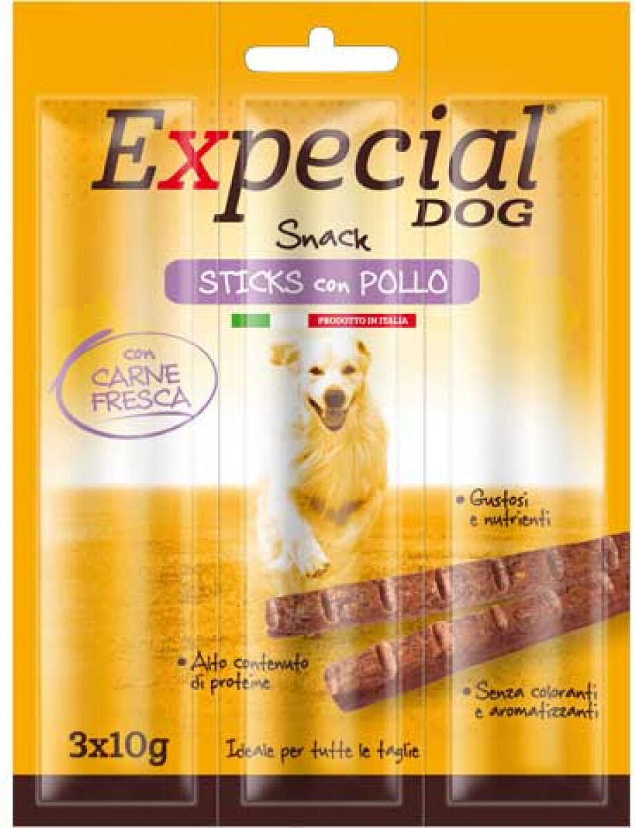 Expecial Dog Snack Sticks 3X10G POLLO