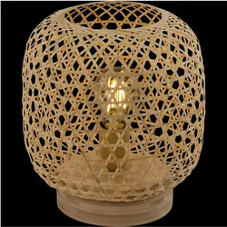 Globo, Tischlampe, Tischleuchte Mirena natur 1xE27 (E27)