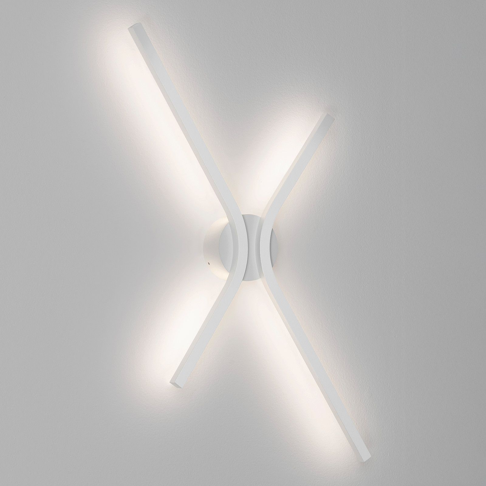 Lyora Design Wandlamp Akro wit B: 60 cm, H: 35 cm