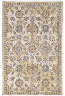 Copper Grove Wool Distressed Traditional Ivory Area Rug