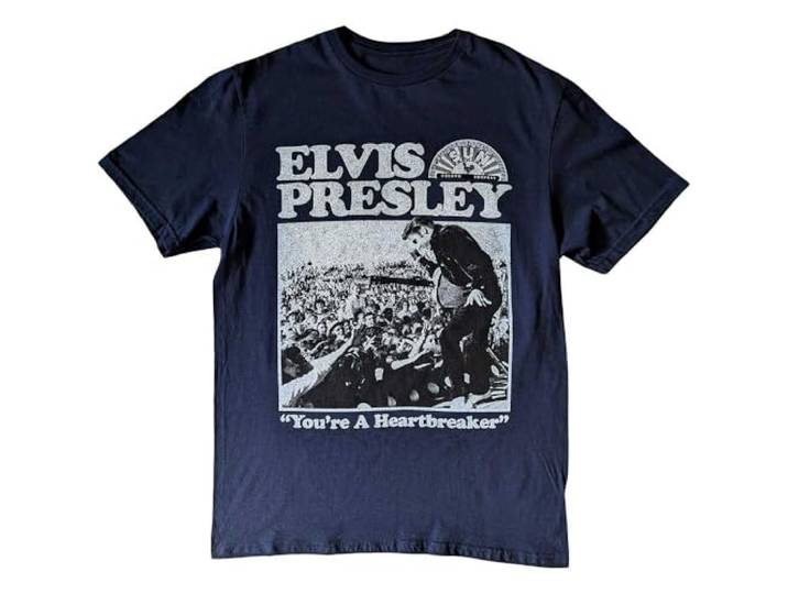 Sun Records Elvis Heartbreaker T Shirt M