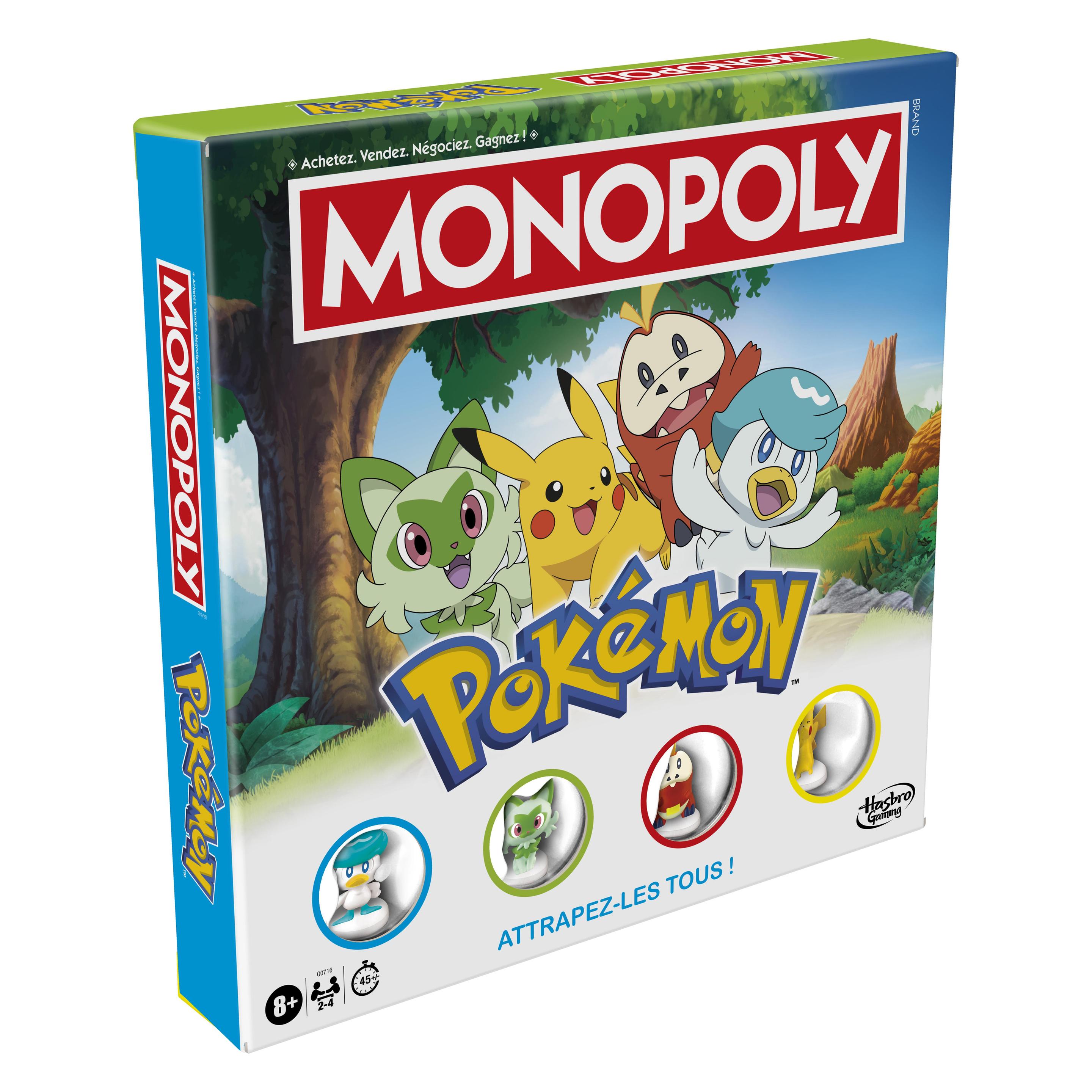 Hasbro Gaming Monopoly Pokemon, f (Französisch, 2 - 4 Spieler) (G0716101)