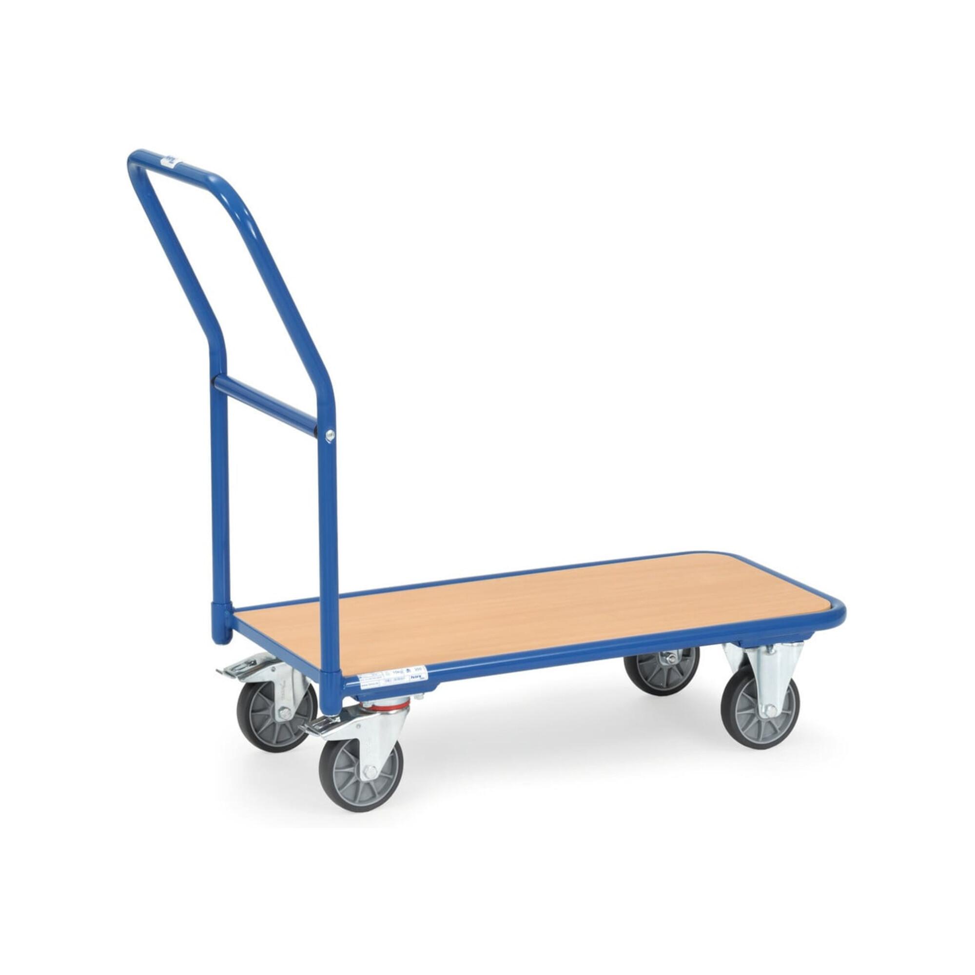fetra Magazinwagen 1202, Tragkraft 250kg, TPE-Reifen, 1 Schiebebügel)