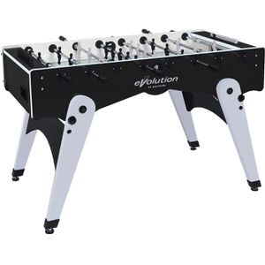 Garlando Tischkicker Foldy Evolution, 144 x 125 x 88 cm, schwarz/weiß, 78 kg