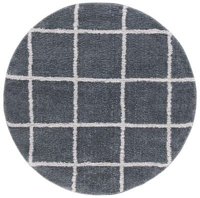 SAFAVIEH Norway Shag Hely Checkered Grid 1.2-inch Thick Rug