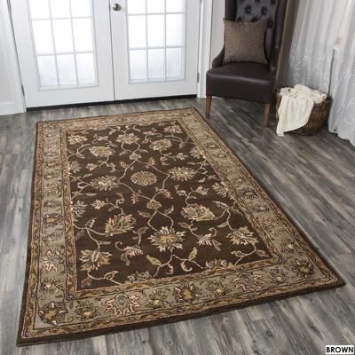 Alora Decor Sareena Collection Border Rug