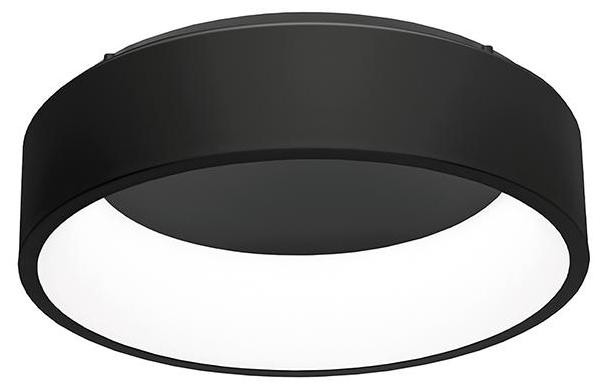 Rossini Illuminazione Chopin Ronde LED-plafondlamp, 30 W, Warm wit, Zwart