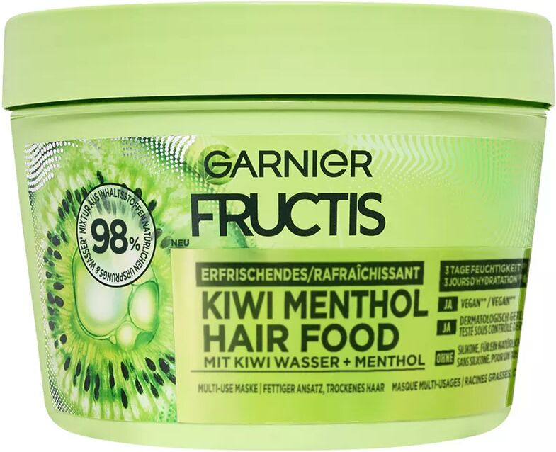Garnier - Fructis Multi-Use Haarmaske Kiwi Menthol Hair Food, 400 ml