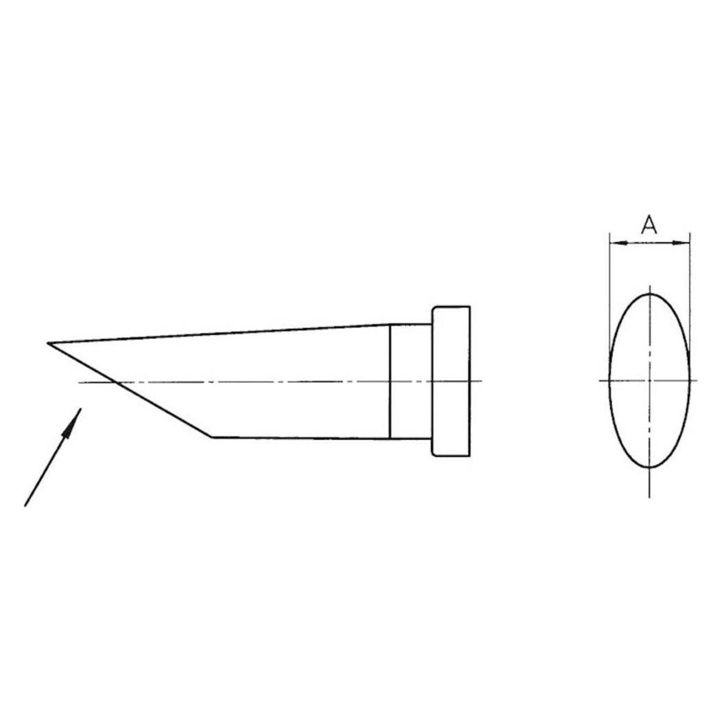 Weller Erem Lötspitze LT-CC45 3,2mm WSP80/FE75 (Lötspitze) (LT CC)