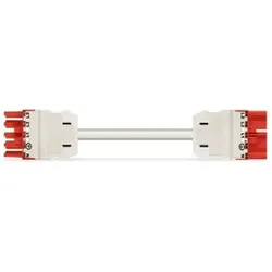 Wago 771-9975/017-202 konfektionierte Verbindungsleitung,Eca,Buchse Stecker,rot 7719975017202