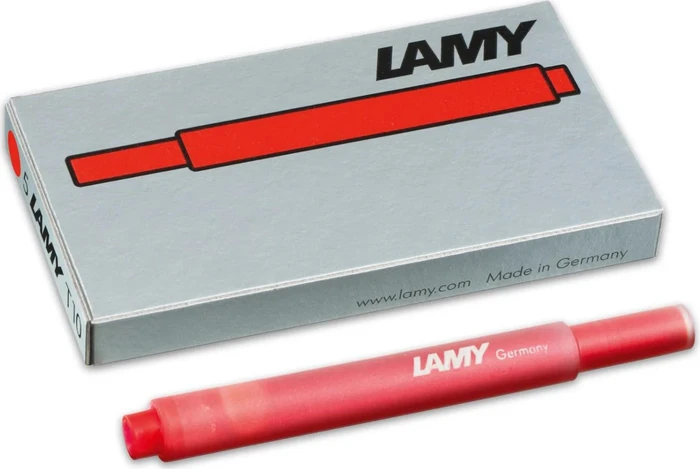 LAMY T10 Tintenpatronen für Füller rot 5 St.
