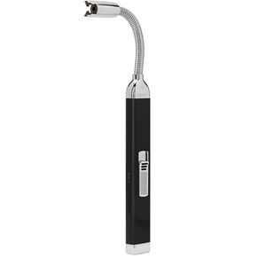 Zippo Feuerzeug Candle Lighter Black, Lichtbogenfeuerzeug, über USB-C aufladbar, schwarz
