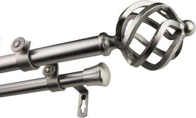 InStyleDesign Torison Adjustable Double Curtain Rod