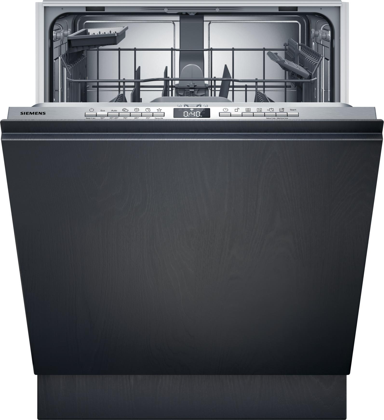 Siemens iQ300 SN73HX03UE, Voll integriert, Standardgröße (60 cm), Edelstahl, Tasten, höher, Korb & Schublade